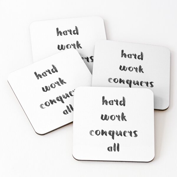 Item preview, Hard work conquers all designed and sold by adiosmillet.