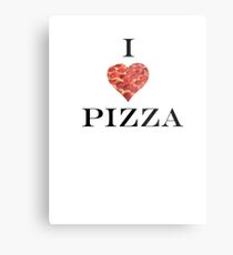 I Heart Pizza Metal Print