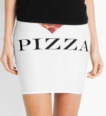 I Heart Pizza Mini Skirt