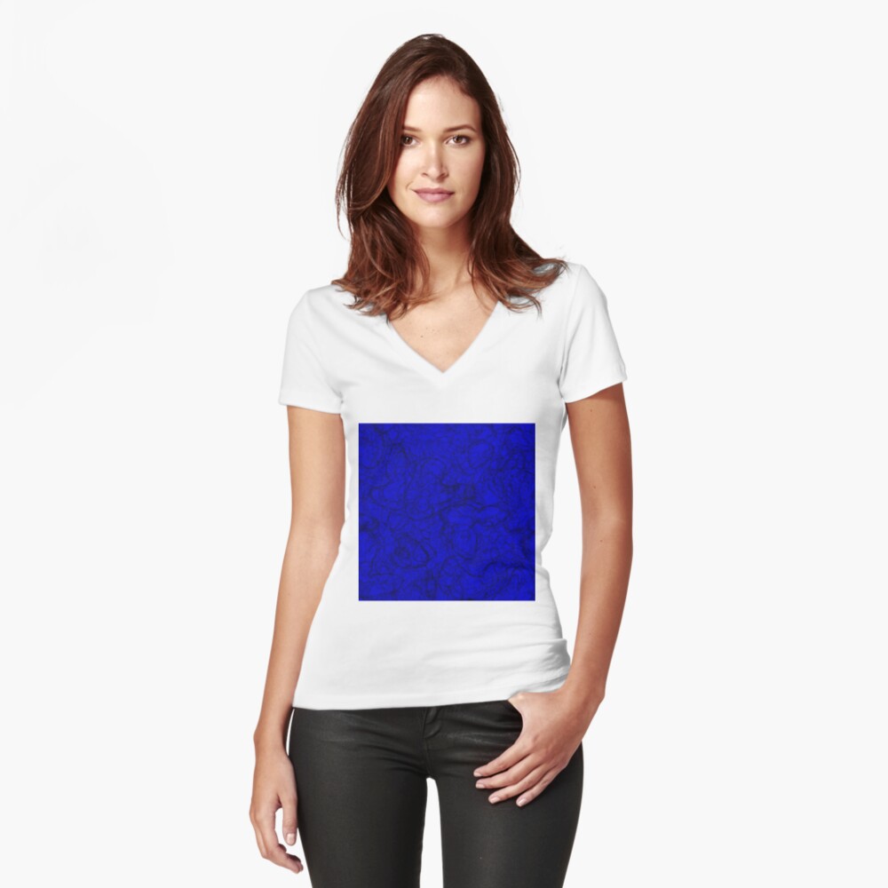 Item preview, Fitted V-Neck T-Shirt designed and sold by starchim01.