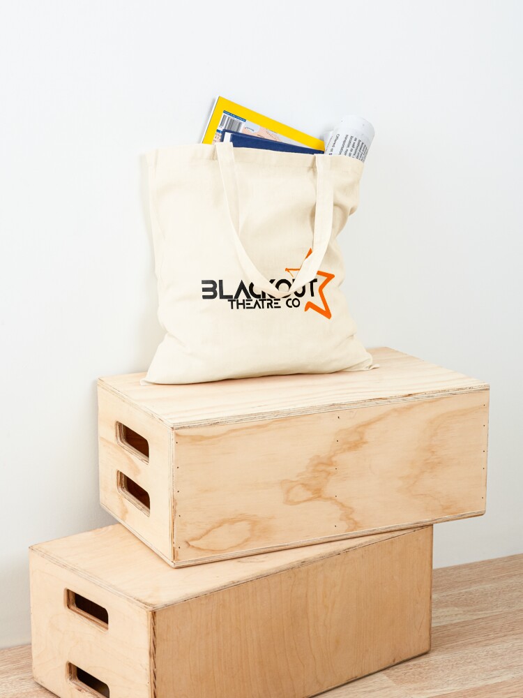 Alternate view of Blackout Theatre Company Logo (Black Print) Tote Bag