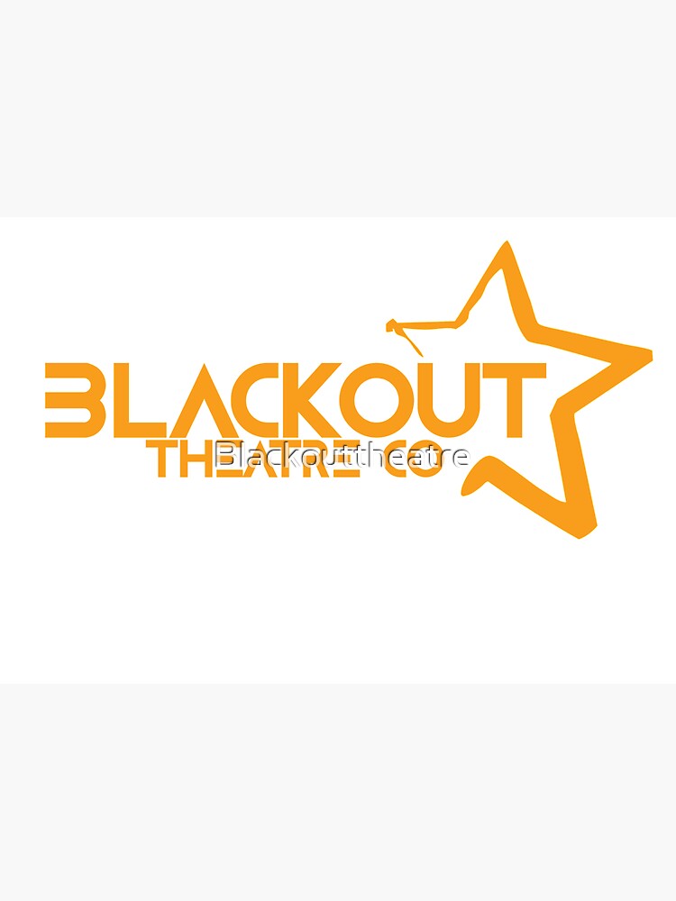 Blackout Theatre Company Logo (Gold Print) by Blackouttheatre