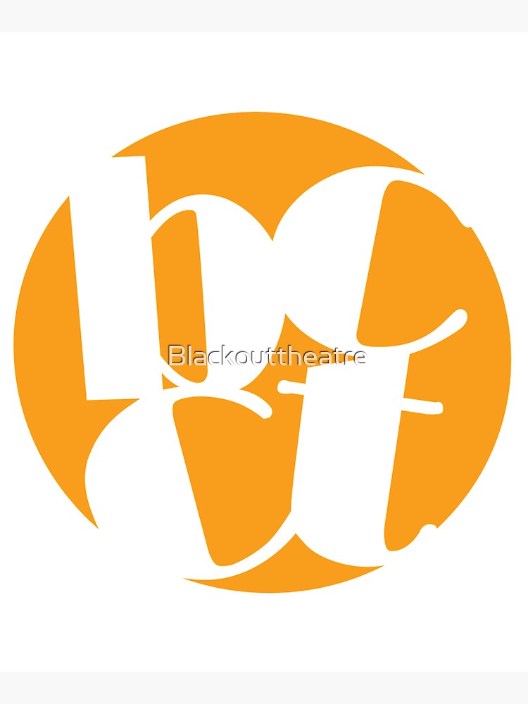 Throwback Blacktown Theatre Company Logo (Gold Print) by Blackouttheatre