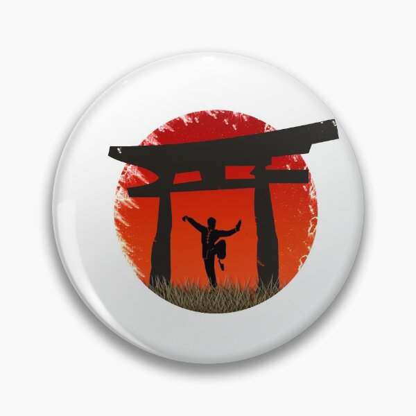 Item preview, Japan temple, Tai Chi Zen, Kung Fu, Red Sun gift designed and sold by Kuma518.