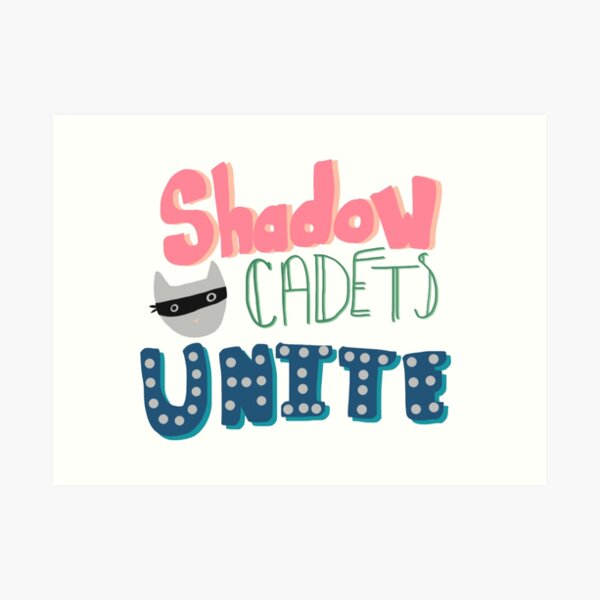 Shadow Cadets Unite! Art Print