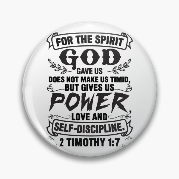 Item preview, 2 Timothy 1:7 designed and sold by plushism.