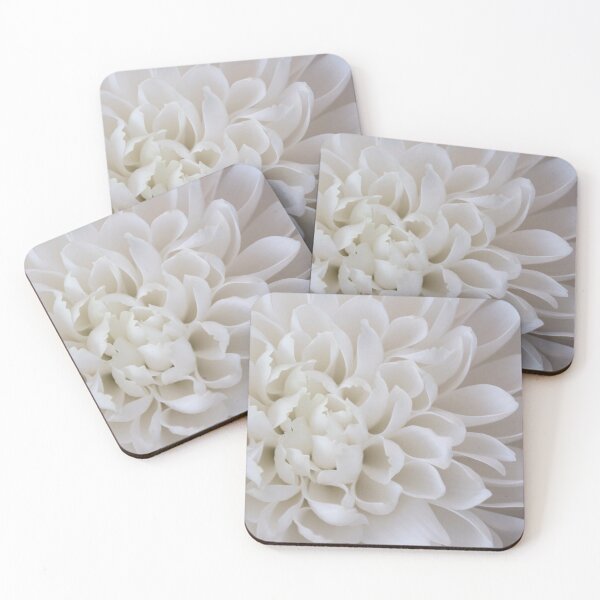 Item preview, White chrysanthemum petals designed and sold by RosNapier.