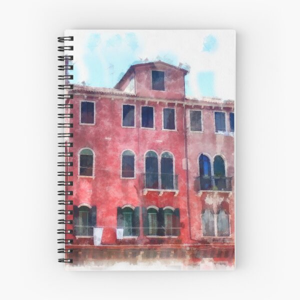 Item preview, Laundry Day at the Red House, Venice, Italy designed and sold by FOLK ART FUSION by heidiannemorris.