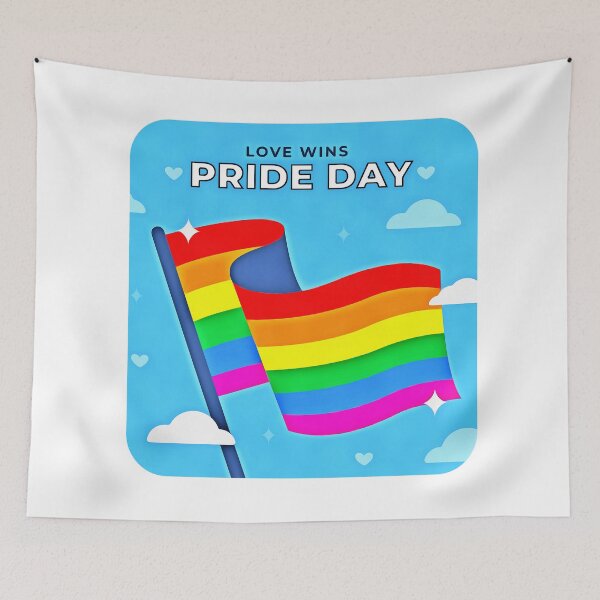 Item preview, LGBT, Gay and Lesbian Quotes, Designs of Rainbows Flags and Hearts (1) designed and sold by QuoteMan.