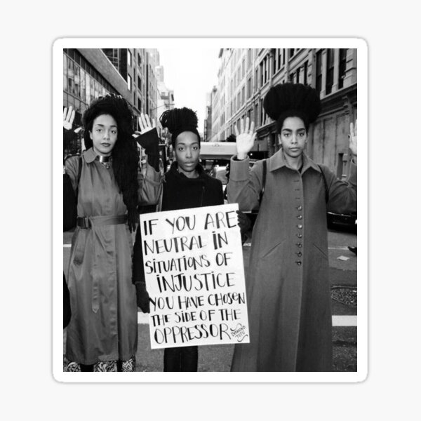 Artikel-Vorschau von if you are neutral in situations of injustice, designt und verkauft von maymayma.