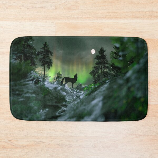 Item preview, Wolf Night Snow designed and sold by Pavel Polyansky.