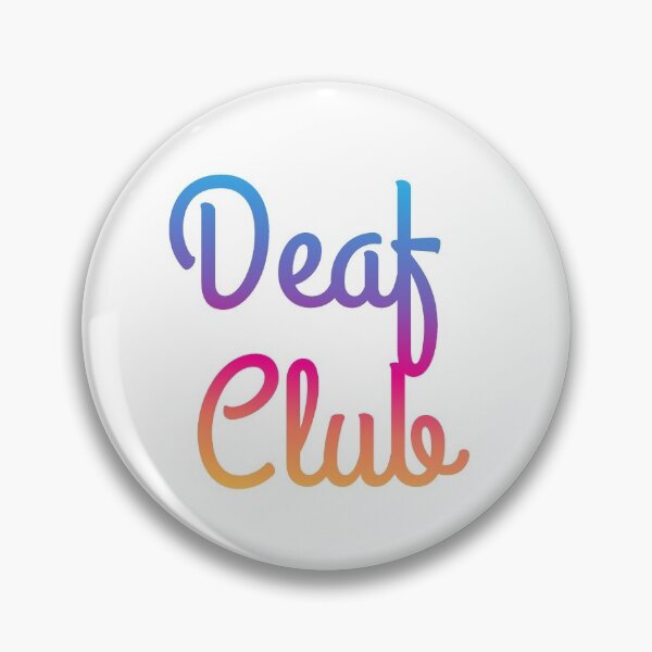 Item preview, deaf club designed and sold by pepperlex99.