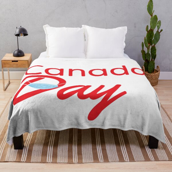 Item preview, Canada Day 2020 - Red text and Blue face mask designed and sold by sigdesign.