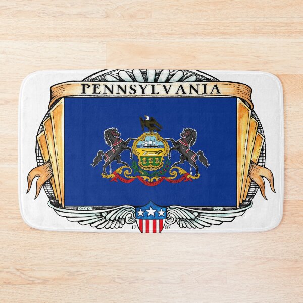 Item preview, Pennsylvania Art Deco Design with Flag designed and sold by Cleave.