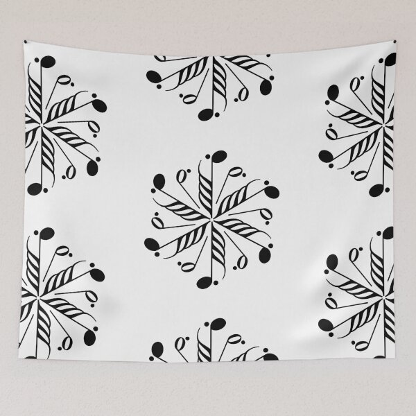 Item preview, Music note mandala designed and sold by adiosmillet.