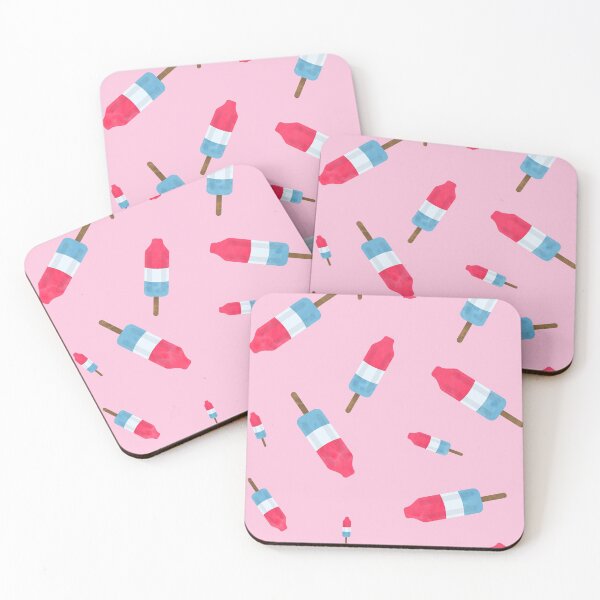Item preview,  Popsicles -  Retro Pattern - (pink background) designed and sold by Octavia Soldani.