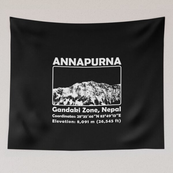 Item preview, Annapurna Massif Nepal Mountain Climbing Trekking designed and sold by h44k0n.