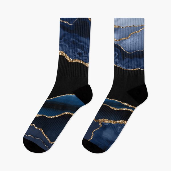 Item preview, Navy & Gold Agate Texture 11 designed and sold by Bridax.
