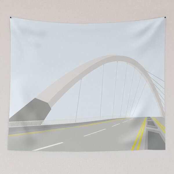 Item preview, Minimalist Glasgow Arc Bridge designed and sold by aquastarstore.