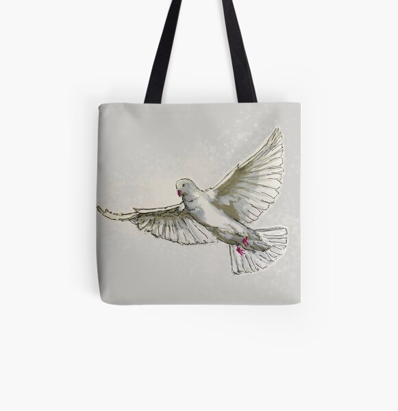 a dove ... symbol for peace and also for the holy ghost All Over Print Tote Bag