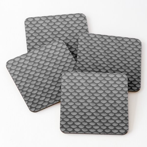 Item preview, Mermaid Scales Black designed and sold by jopieart.