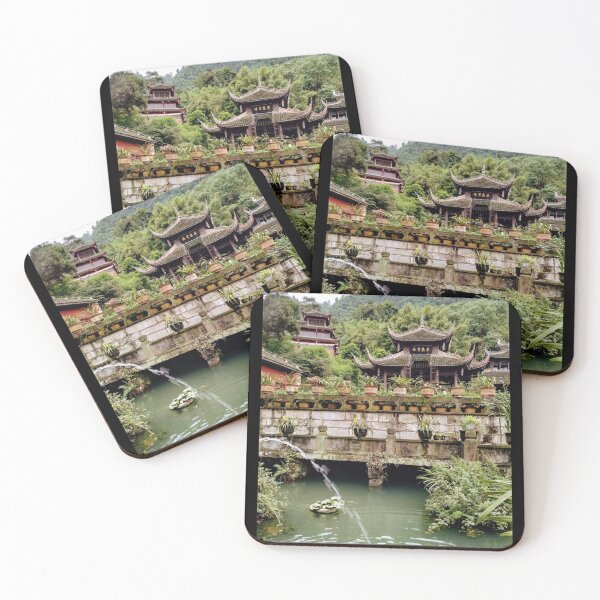 Item preview, Buddhist temple in China. designed and sold by lynchhorizon.