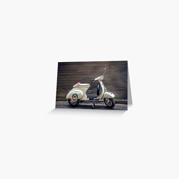Mod Scooter Greeting Card