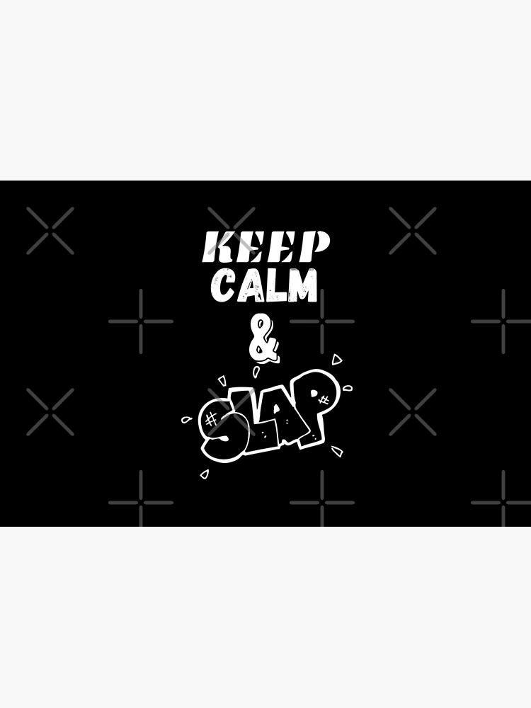 Thumbnail 4 of 4, Zipper Pouch, Keep Calm & Slap designed and sold by RIVEofficial.