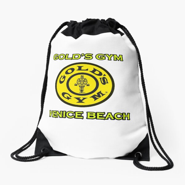 Gold's Gym Venice Beach Drawstring Bag