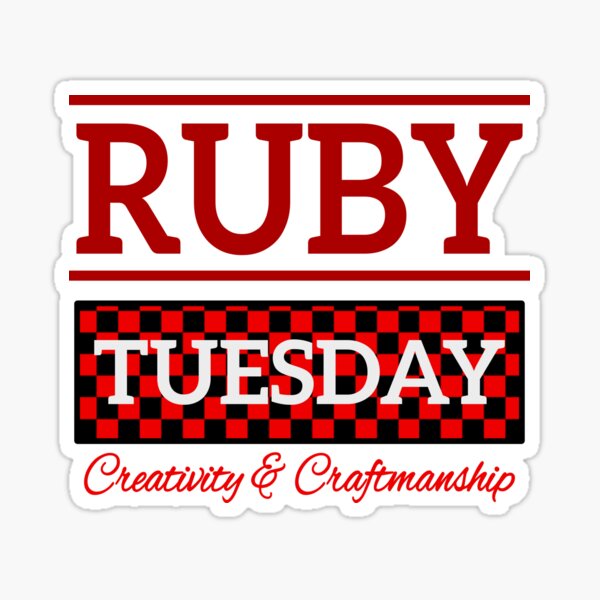 Ruby Tuesday Lyrics Sticker - Poster - Free Transparent PNG