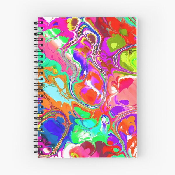 Item preview, Funky Marble Fluid Pattern Red Blue Yellow designed and sold by amersoliman.