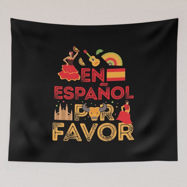Item preview, En Español Por Favor Spain Spanish Teacher Gift designed and sold by haselshirt.