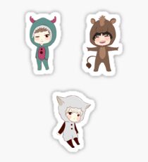 Rappers in Onesie Sticker