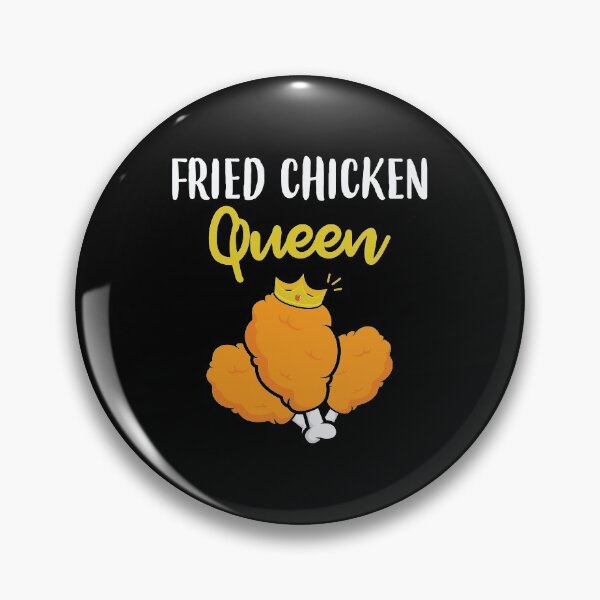 Item preview, Funny Fried Chicken Queen print designed and sold by jakehughes2015.