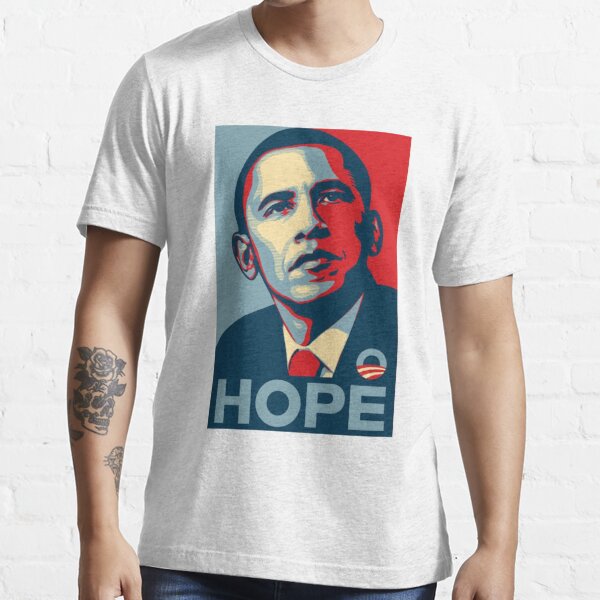 uudgrundelig Juice lugtfri Obama hope" Essential T-Shirt for Sale by chdoula06 | Redbubble