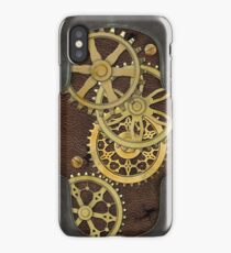 Leather and Brass Steampunk iPhone Case
