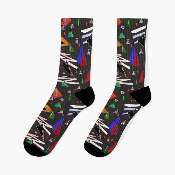 Item preview, geometric pattern with landscape elements designed and sold by NOSYMICE.
