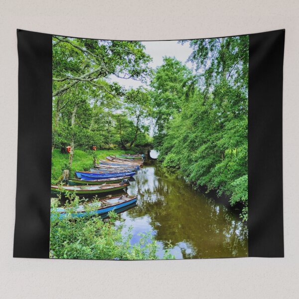 Item preview, Boats in Killarney Lake. designed and sold by lynchhorizon.