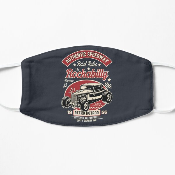Rockabilly Hot Rod American Classic Car Retro Rock and Roll Mask