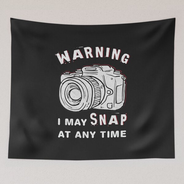 Item preview, Camera funny saying, Warning I shoot photos designed and sold by Kuma518.