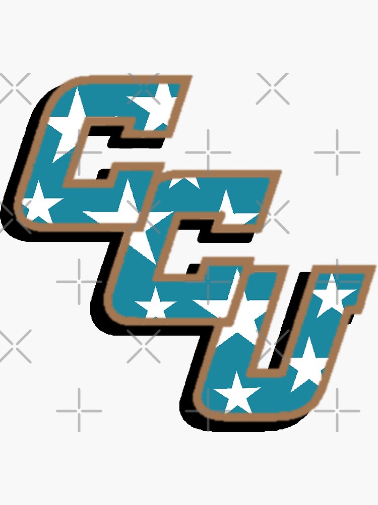 Thumbnail 3 of 3, Sticker, Coastal Carolina Stars designed and sold by alisam19.