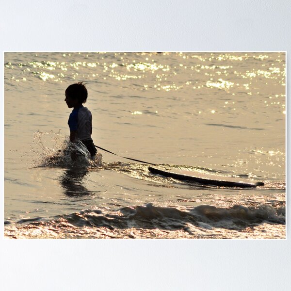 Dusk surf Poster