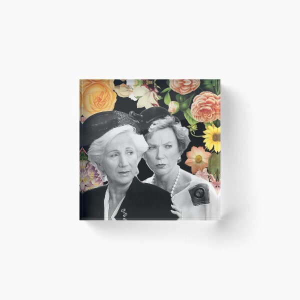 Aperçu de l'œuvre Ouiser Boudreaux et Clairee Belcher de Steel Magnolias Movie on Floral créée et vendue par gunsnhoney.