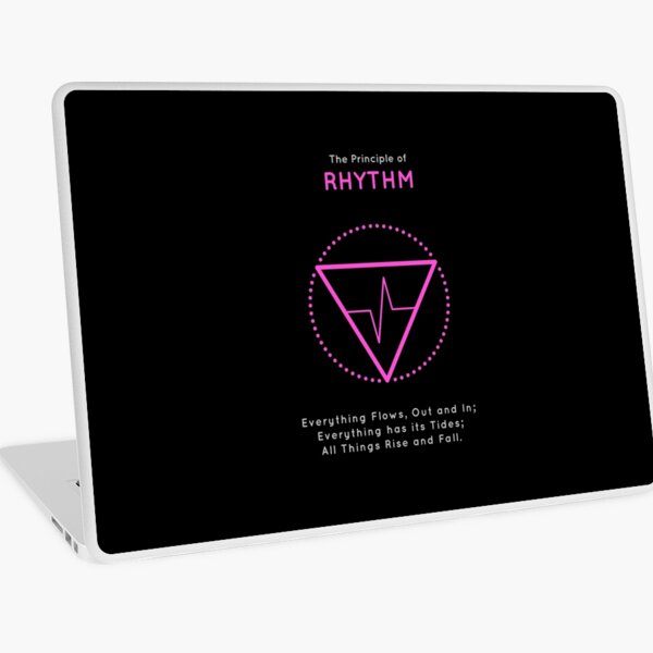 The Principle of Rhythm - Shee Symbol Laptop Skin