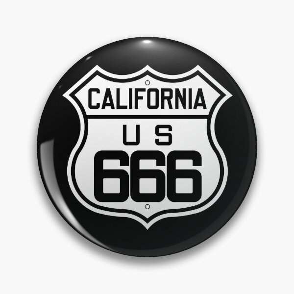 Route 666 Pins And Buttons Redbubble - roblox route 66 codes