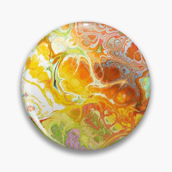 Item preview, Funky Marble Fluid Pattern Green Red Yellow designed and sold by amersoliman.