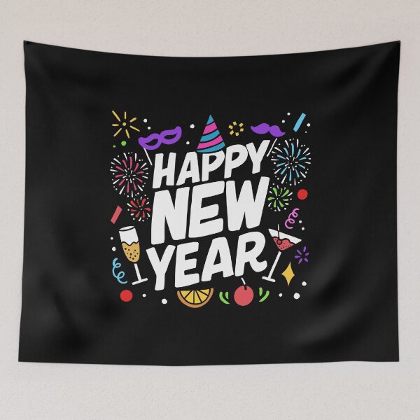 Item preview, Happy New Year Holiday Fireworks Celebration Gift designed and sold by haselshirt.