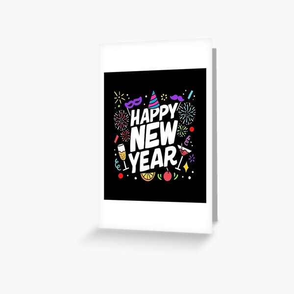 Item preview, Happy New Year Holiday Fireworks Celebration Gift designed and sold by haselshirt.