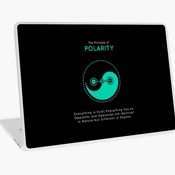 The Principle of Polarity - Shee Symbol Laptop Skin