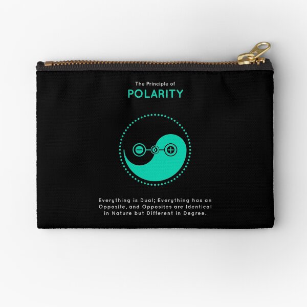 The Principle of Polarity - Shee Symbol Zipper Pouch